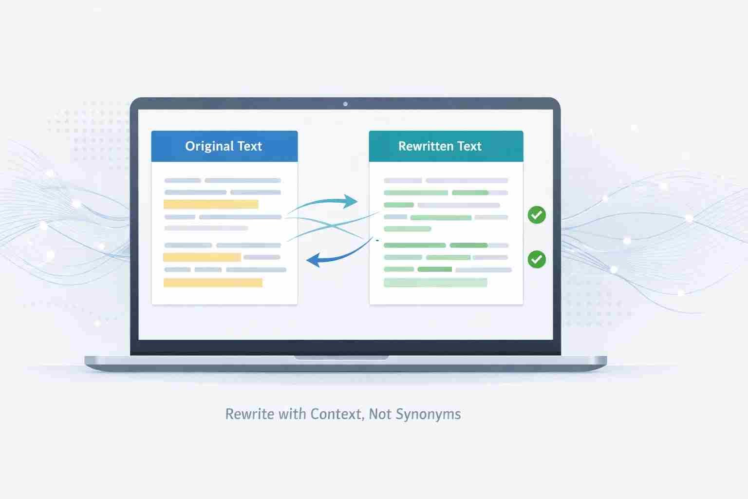 AI-powered article rewriting and paraphrasing tool for clean SEO drafts